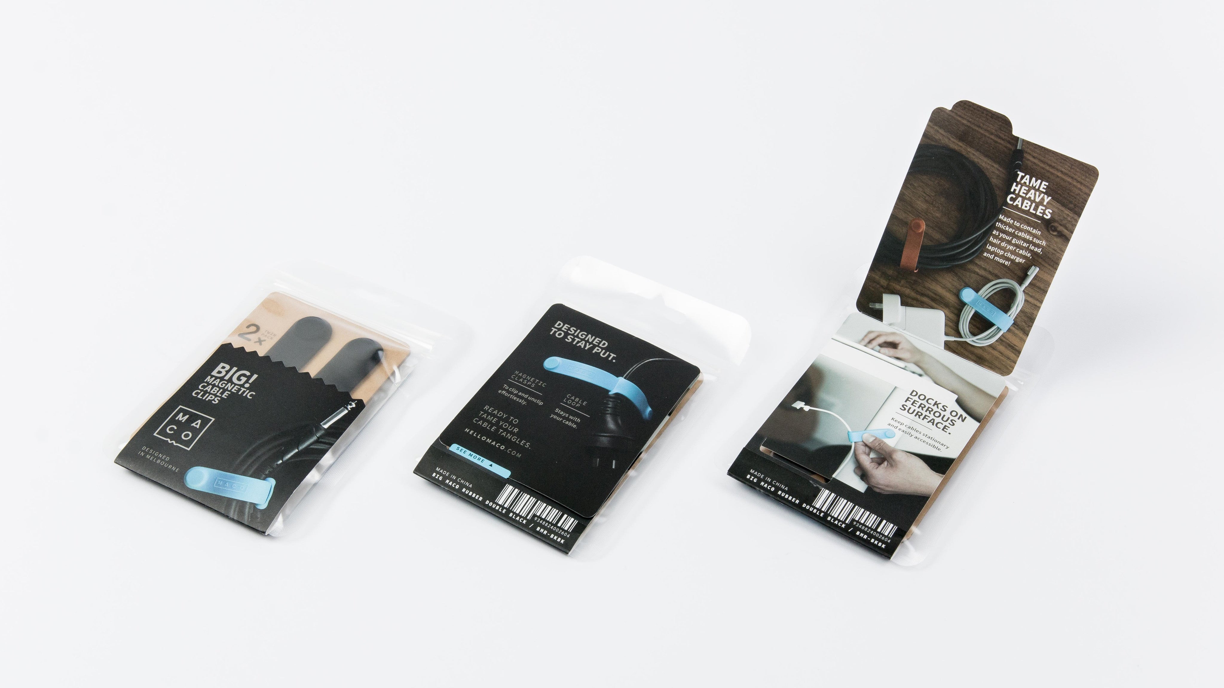 BIG MACO Gummi Doppelpack Schwarz